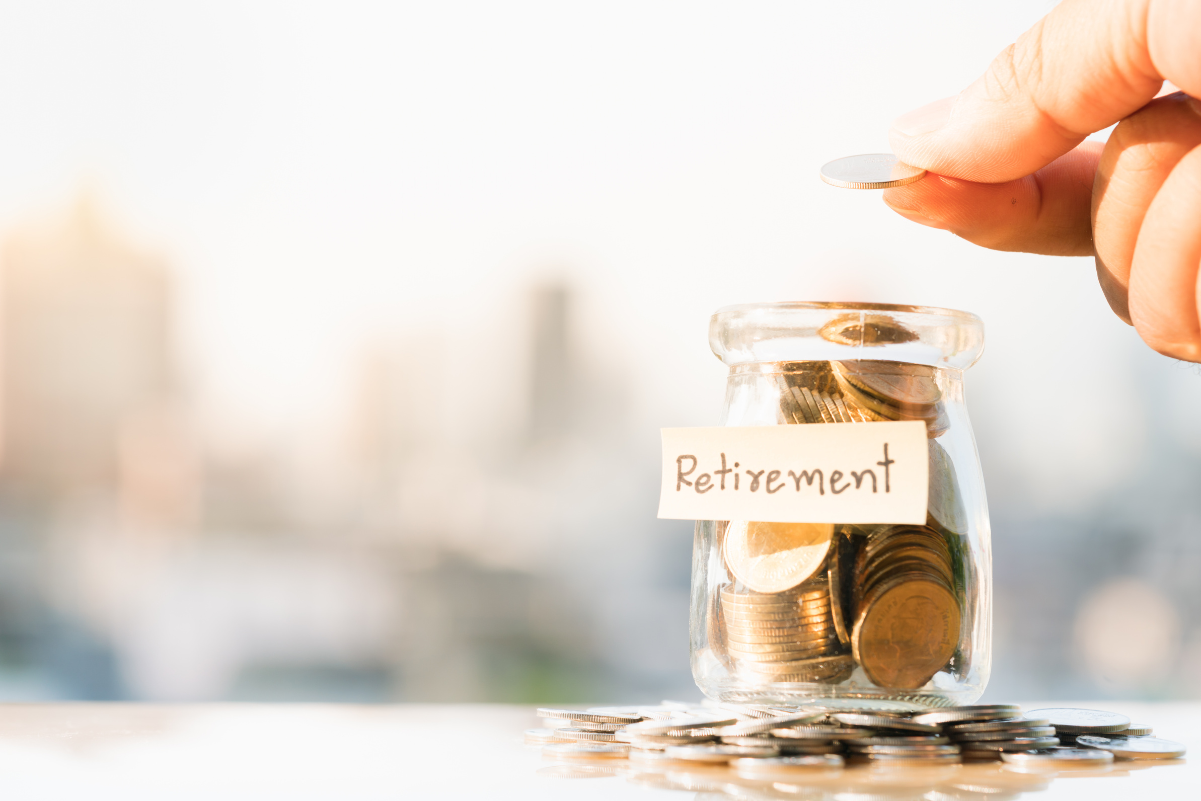 Concepts of retirement planning and financial.