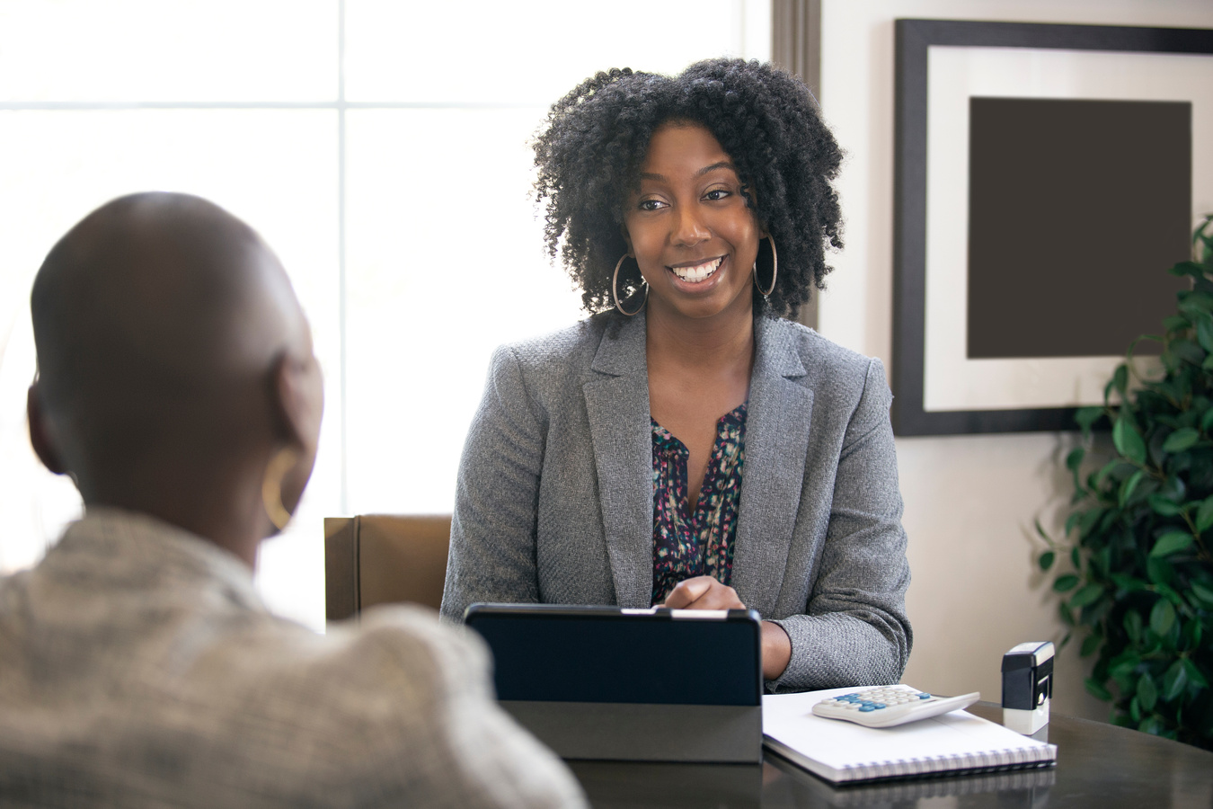 Black Female Businesswoman Tax Preparer or CPA