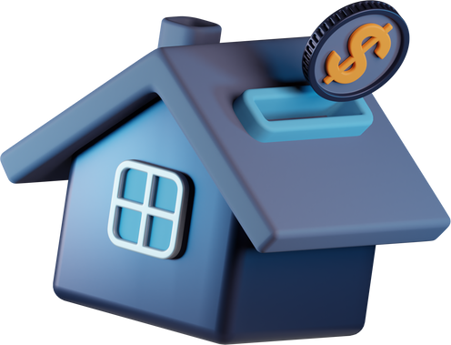 Real Estate Savings 3D Icon